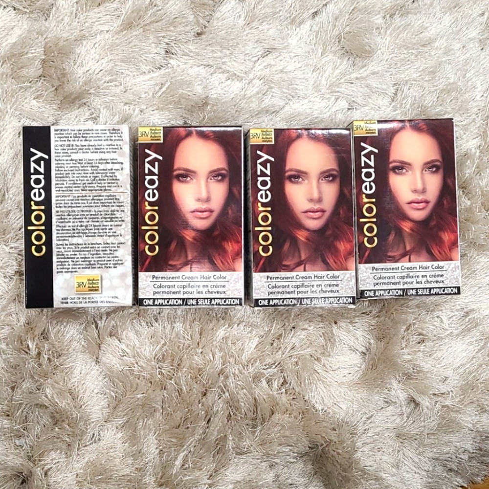 LOT OF 4 Hair color BY Color Eazy 3RV